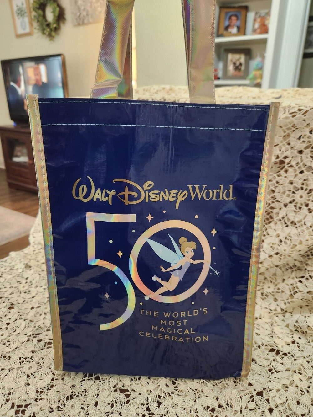 Walt Disney World 50th Anniversary Reusable Shopping Bag - Picture 2 of 7
